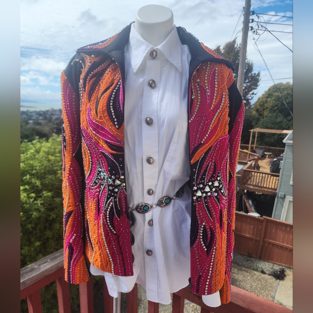 Native Made Sterling Silver Button Covers - image 1